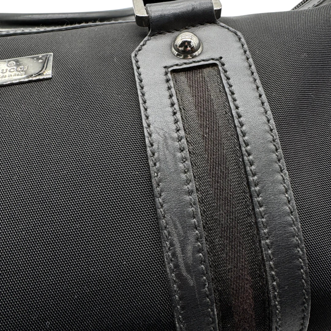 Gucci handbag Boston bag made of black nylon