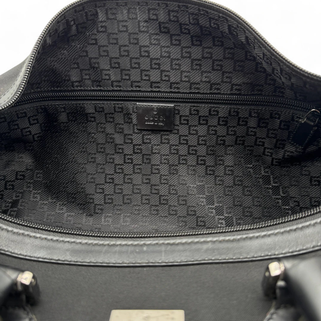 Gucci handbag Boston bag made of black nylon