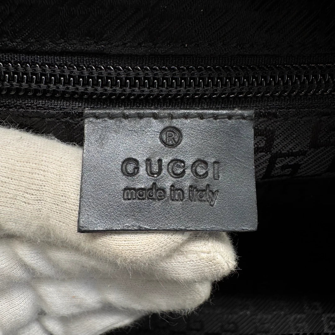 Gucci handbag Boston bag made of black nylon