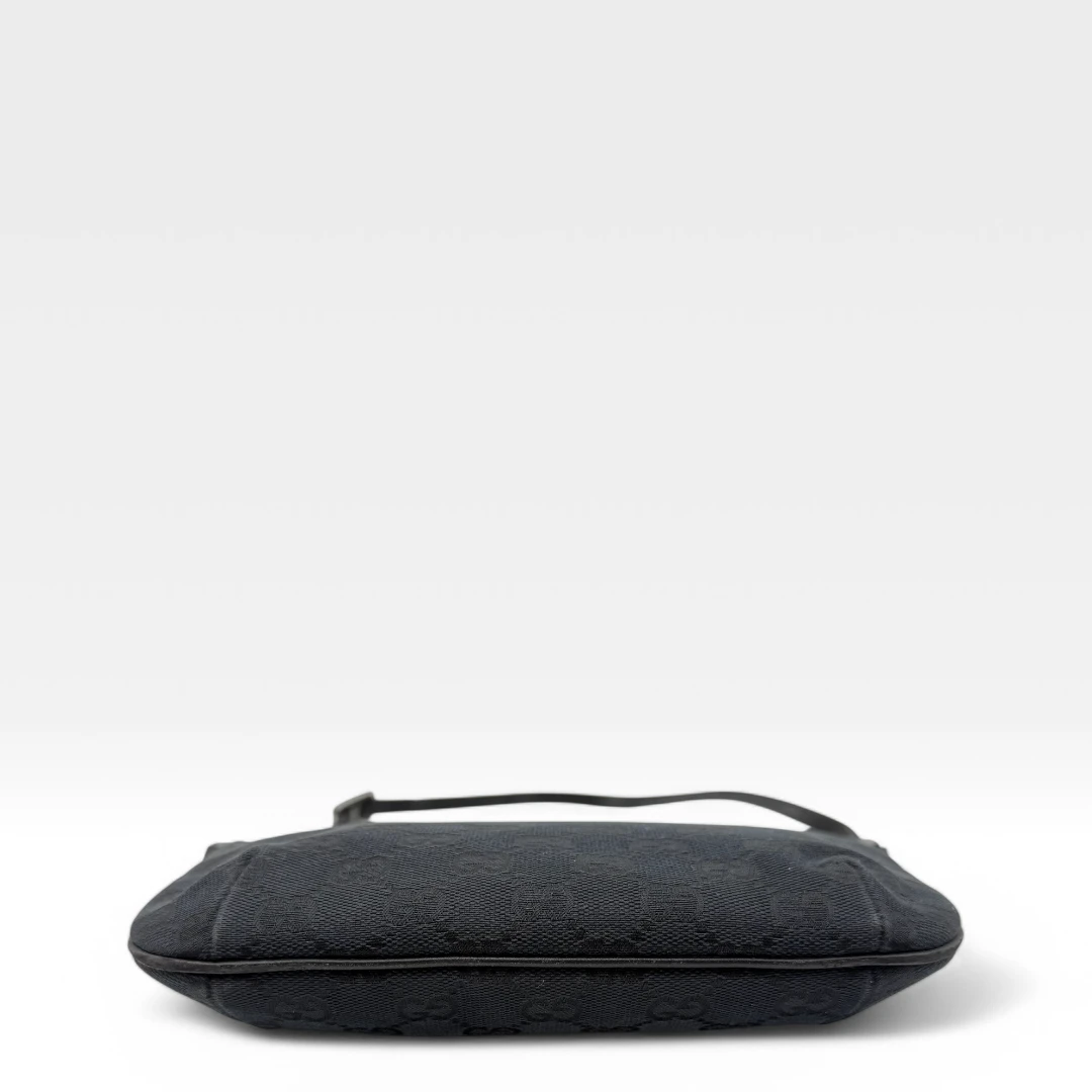 Gucci Handtasche Croissant Form dunkelblau