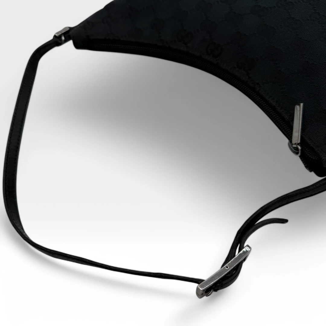 Gucci Handtasche Croissant Form dunkelblau