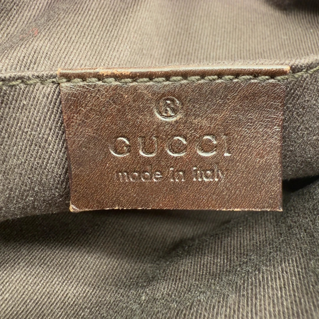 Gucci Handtasche Croissant Form hellbraun