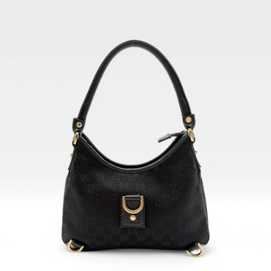 Gucci Handtasche D-Ring schwarz