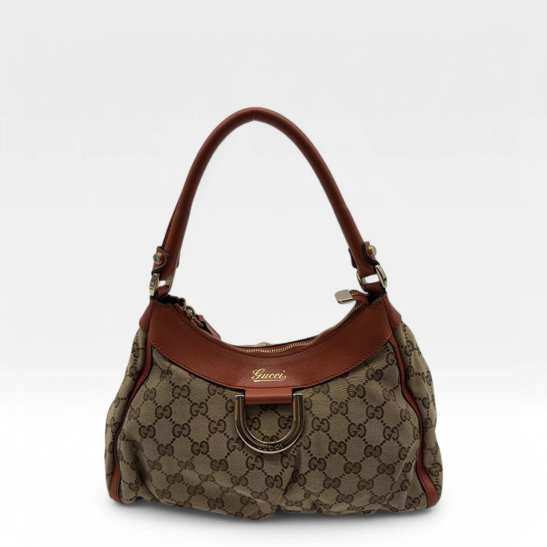 Gucci Handtasche D-Ring beige