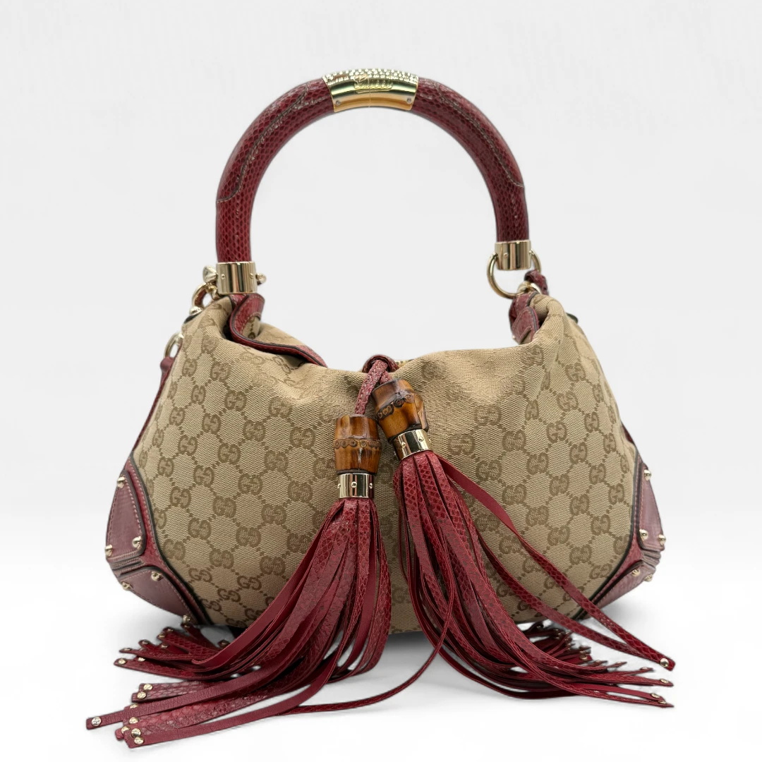 Gucci Handtasche Indy mit Pythonprint