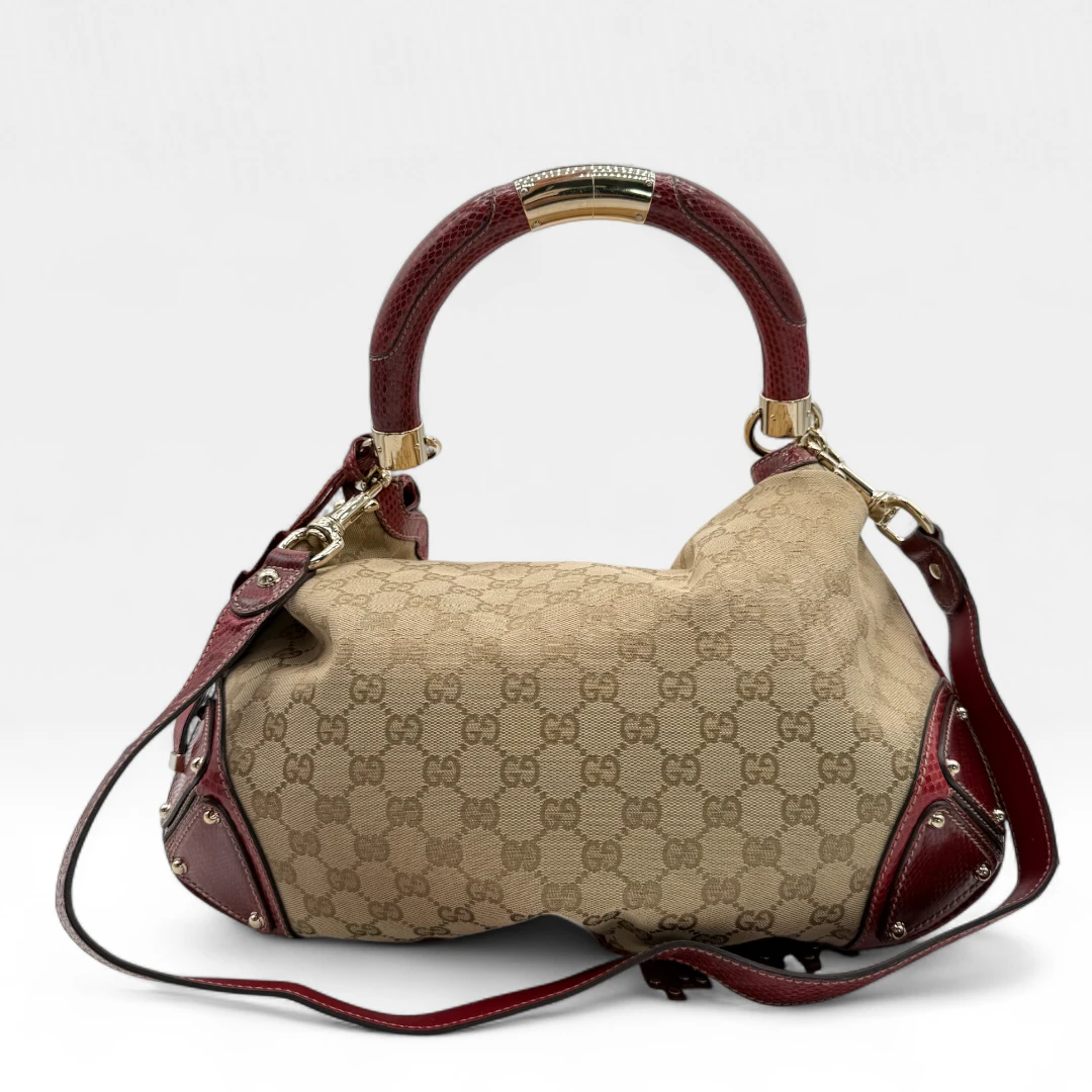Gucci Handtasche Indy mit Pythonprint