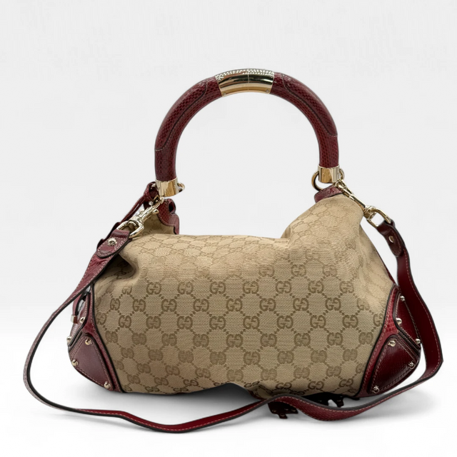 Gucci Handtasche Indy mit Pythonprint