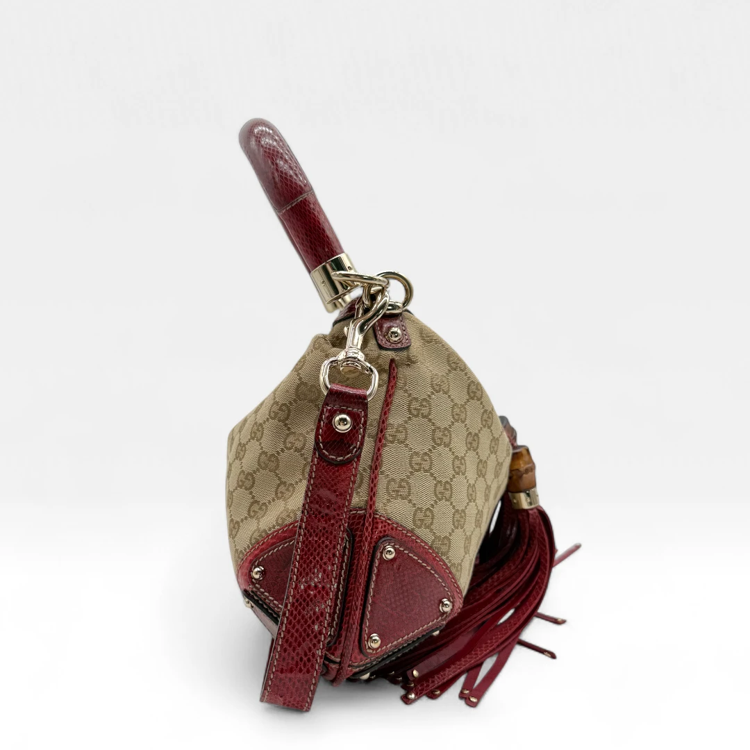 Gucci Handtasche Indy mit Pythonprint