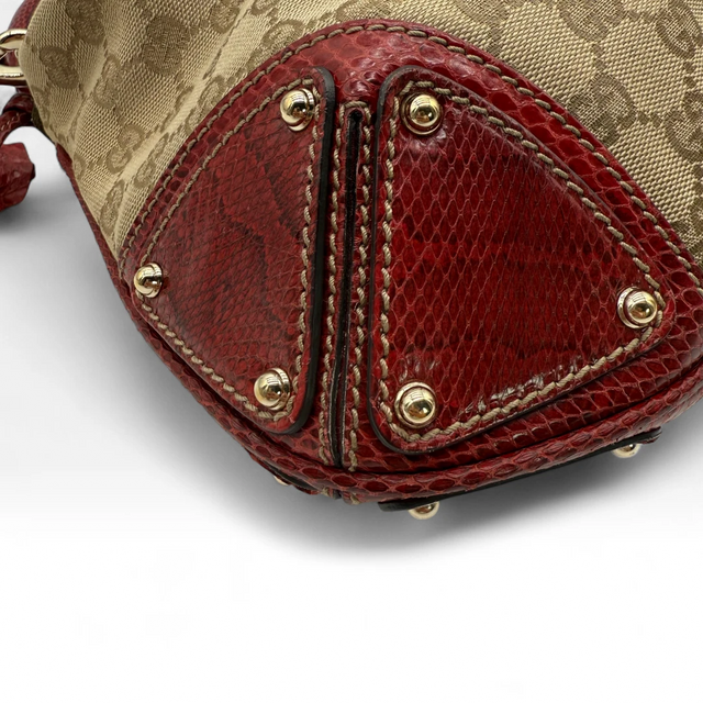 Gucci Handtasche Indy mit Pythonprint