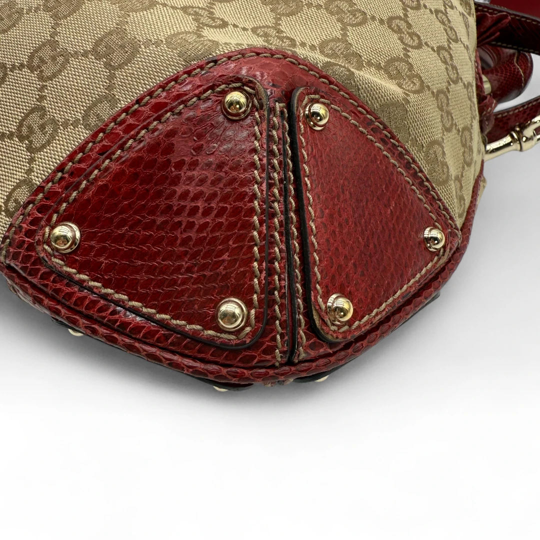 Gucci Handtasche Indy mit Pythonprint