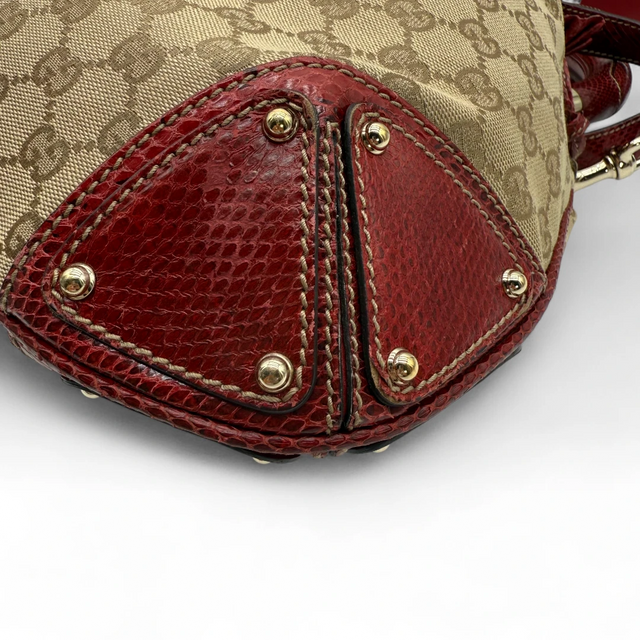 Gucci Handtasche Indy mit Pythonprint
