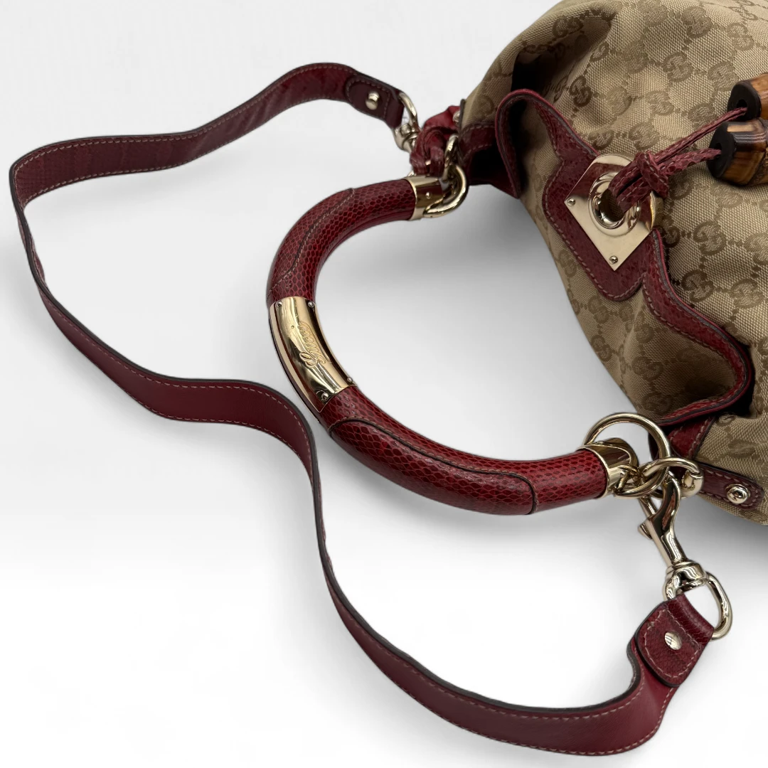 Gucci Handtasche Indy mit Pythonprint