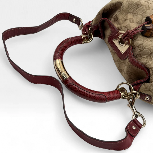 Gucci Handtasche Indy mit Pythonprint
