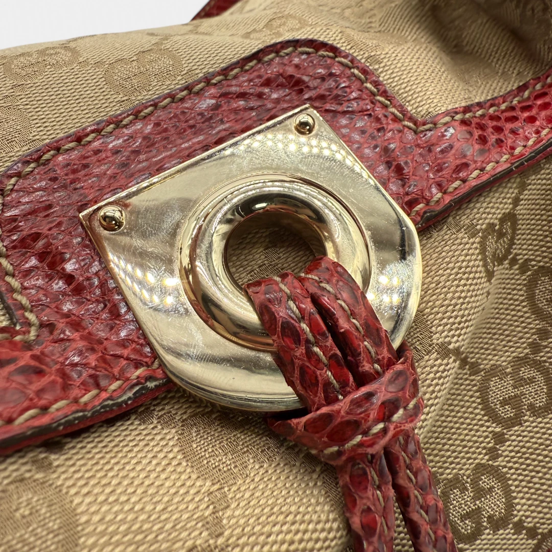 Gucci Handtasche Indy mit Pythonprint