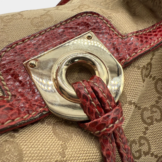 Gucci Handtasche Indy mit Pythonprint