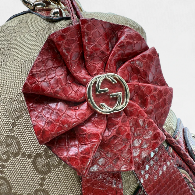 Gucci Handtasche Indy mit Pythonprint