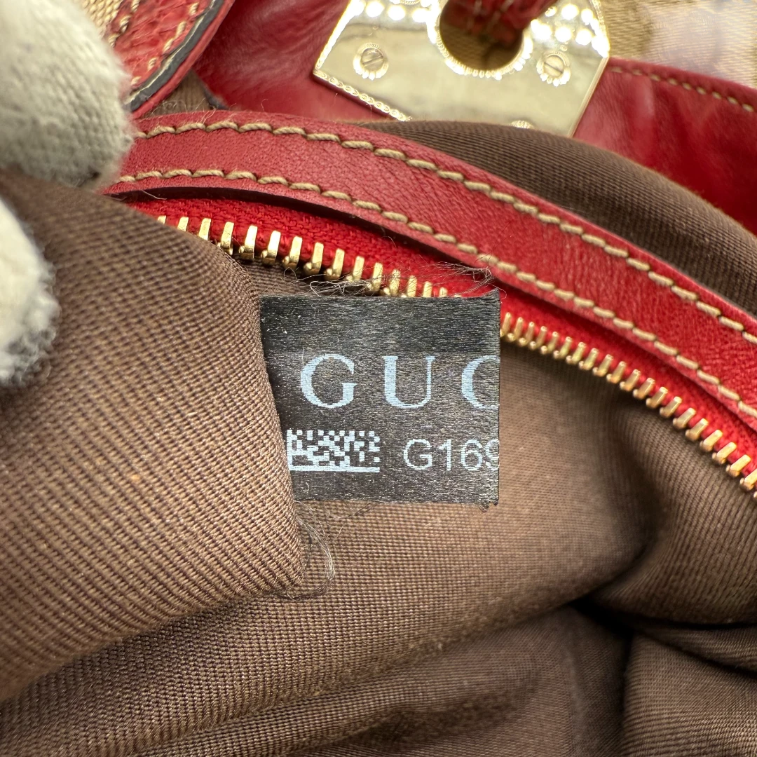 Gucci Handtasche Indy mit Pythonprint