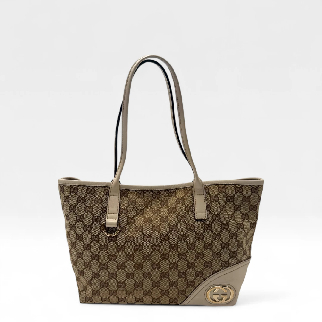 Gucci Handtasche Interlocking GG Shopper monogram beige