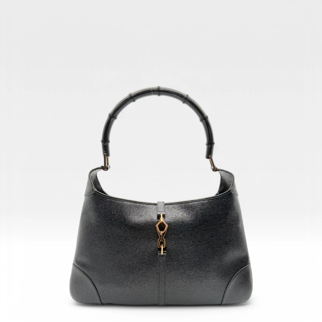 Gucci Handtasche Jackie Bamboo schwarz