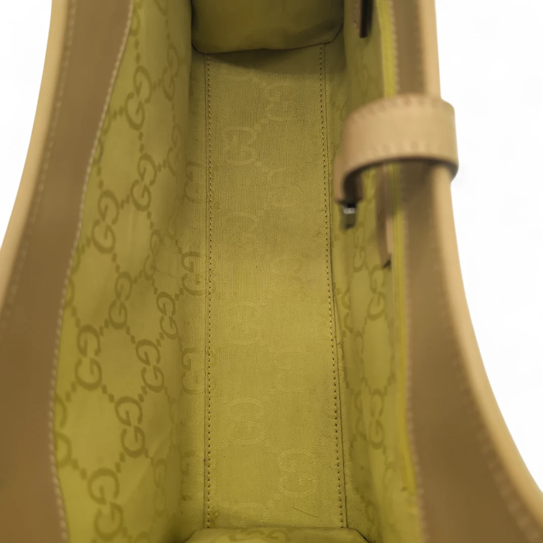 Gucci Handtasche Jackie aus Leder beige