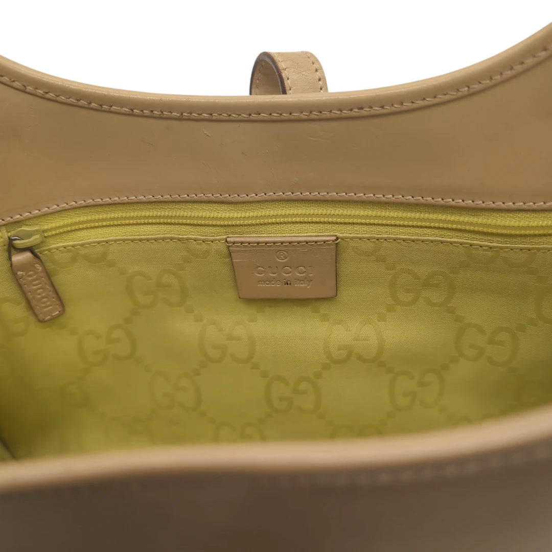 Gucci Handtasche Jackie aus Leder beige