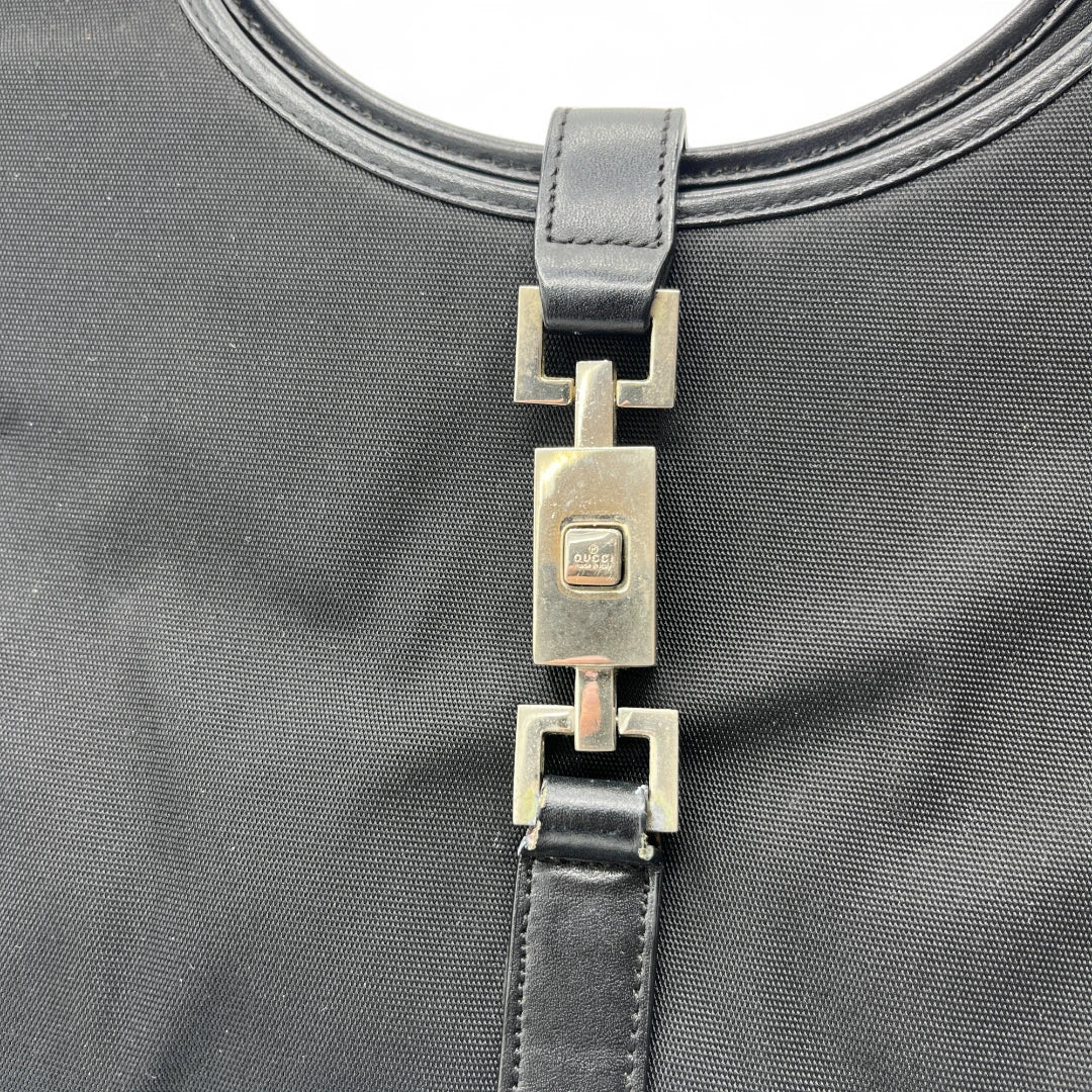 Gucci Handtasche Jackie aus Stoff schwarz