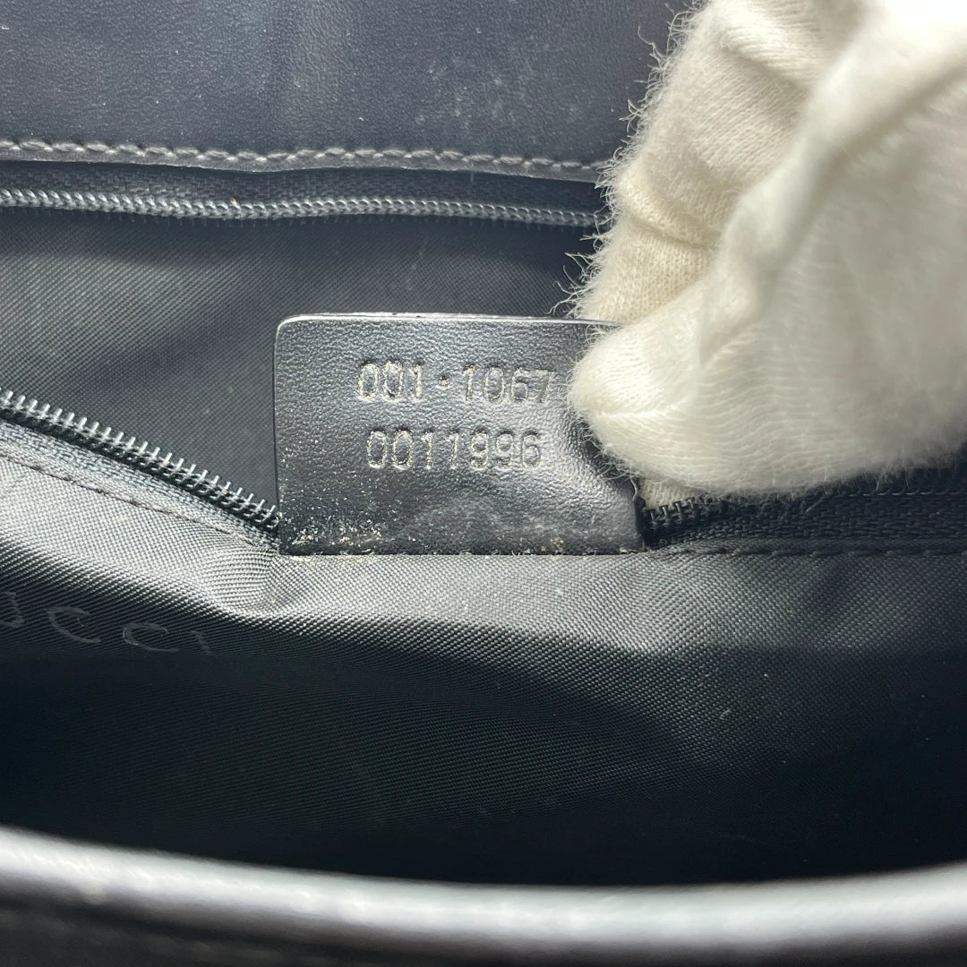 Gucci Handtasche Jackie aus Stoff schwarz