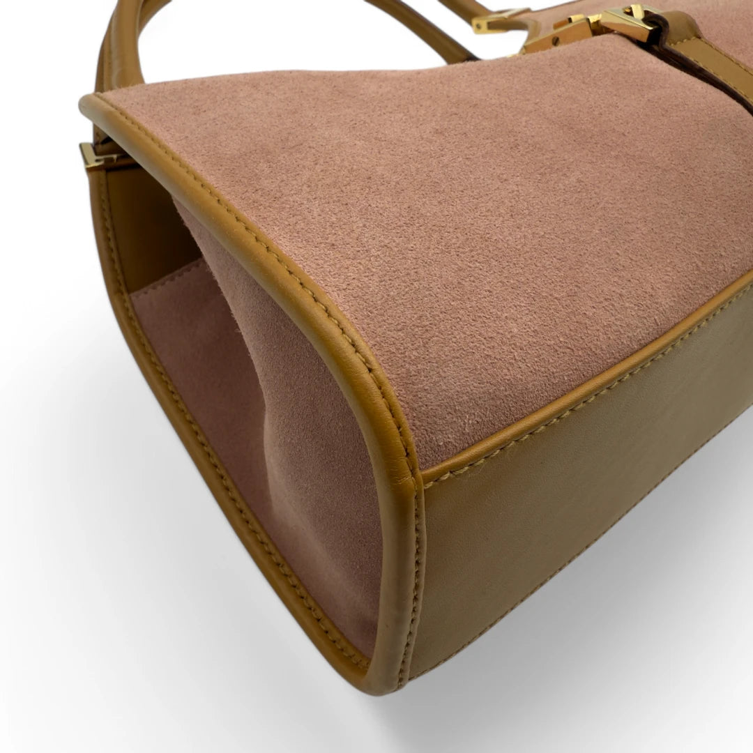 Gucci Handtasche Jackie aus Wildleder rosa