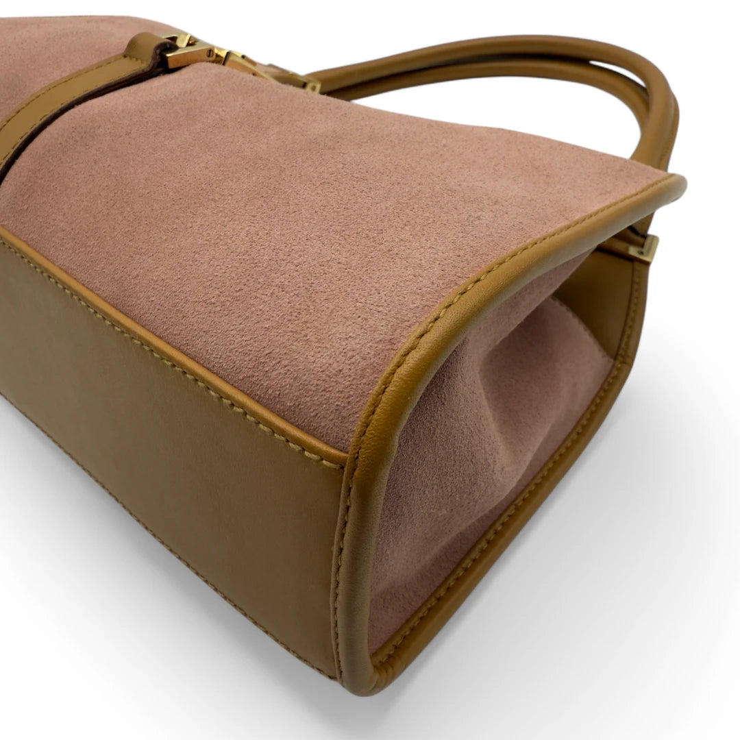 Gucci Handtasche Jackie aus Wildleder rosa