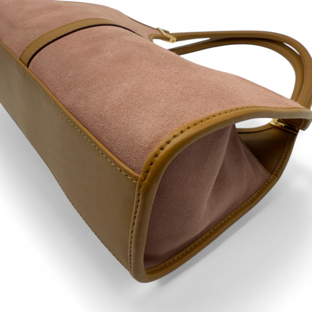 Gucci Handtasche Jackie aus Wildleder rosa