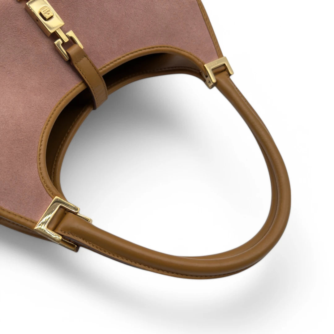 Gucci Handtasche Jackie aus Wildleder rosa