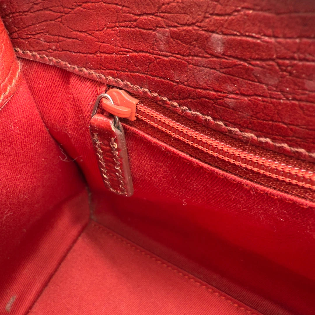 Gucci Handtasche Jackie rote Lederdetails monogram rot