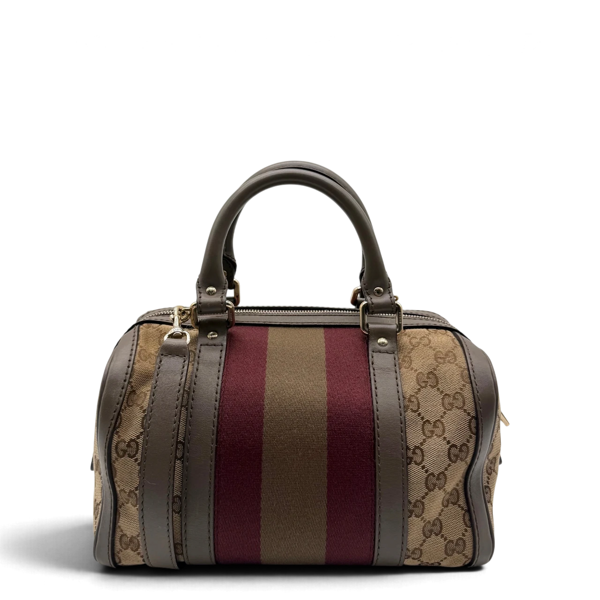 Gucci Handtasche Joy Boston 25 monogram beige – Gesamtansicht