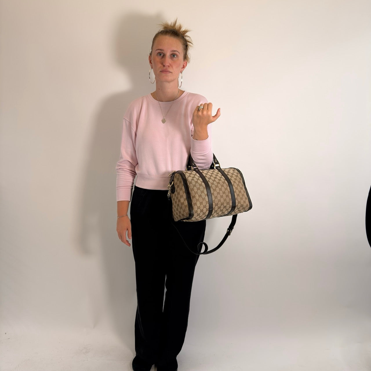Gucci Handtasche Joy Boston monogram beige