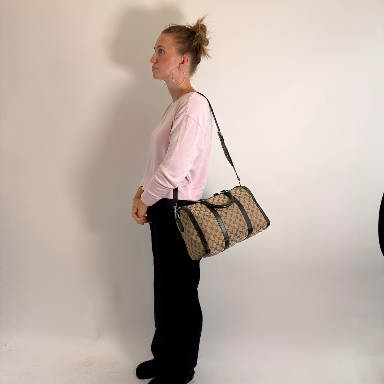 Gucci Handtasche Joy Boston monogram beige