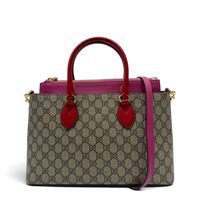 Gucci Handtasche Linea A GG Supreme monogram beige