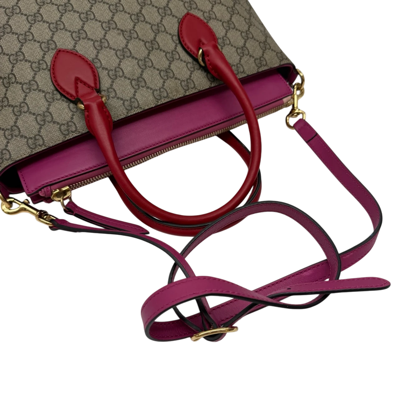 Gucci Handtasche Linea A GG Supreme monogram beige