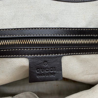 Gucci Handtasche Lovely Heart large monogram beige – Innenetikett im Detail