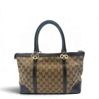 Gucci Handtasche Lovely Heart monogram beige – Gesamtansicht