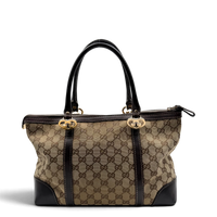 Gucci Handtasche Lovely Heart monogram beige – Gesamtansicht