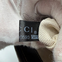 Gucci Handtasche Lovely Heart monogram beige – Seriennummer im Detail