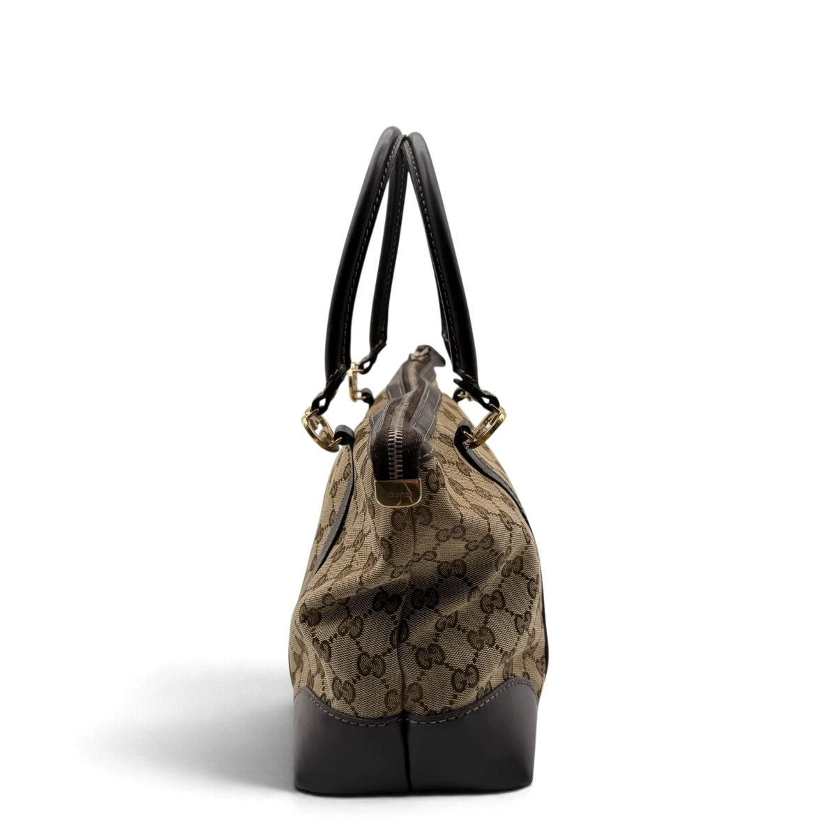 Gucci Handtasche Lovely Heart monogram beige – Seitenansicht