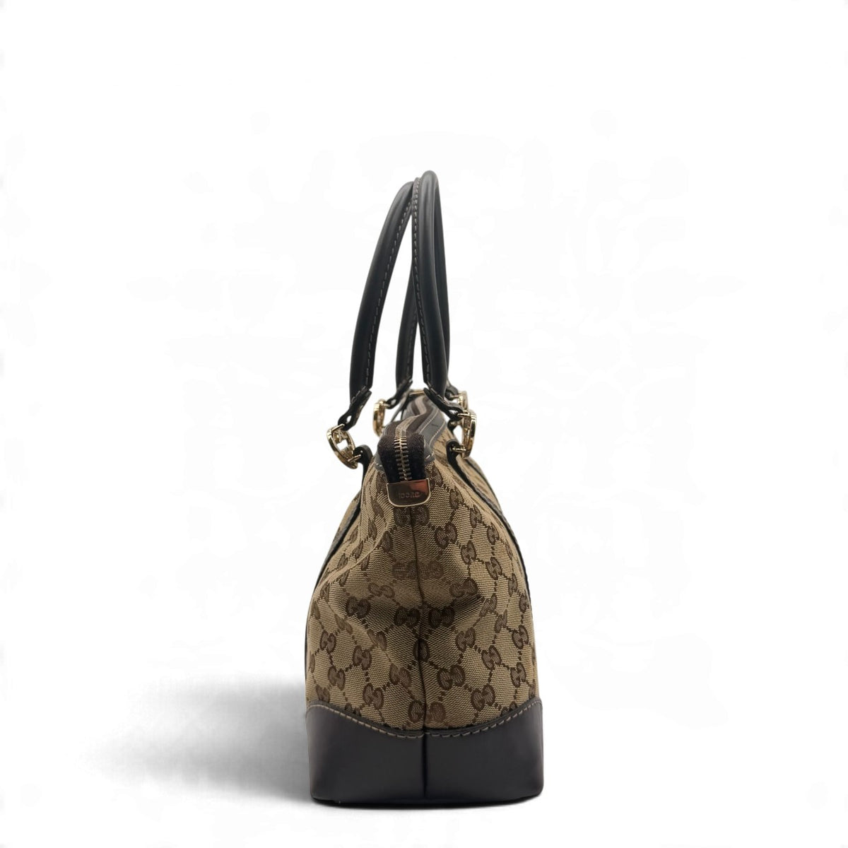 Gucci Handtasche Lovely Heart monogram beige – Seitenansicht
