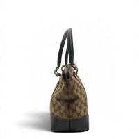 Gucci Handtasche Lovely Heart monogram beige – Seitenansicht