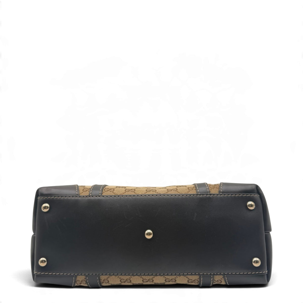 Gucci Handtasche Lovely Heart monogram beige – Unterseite