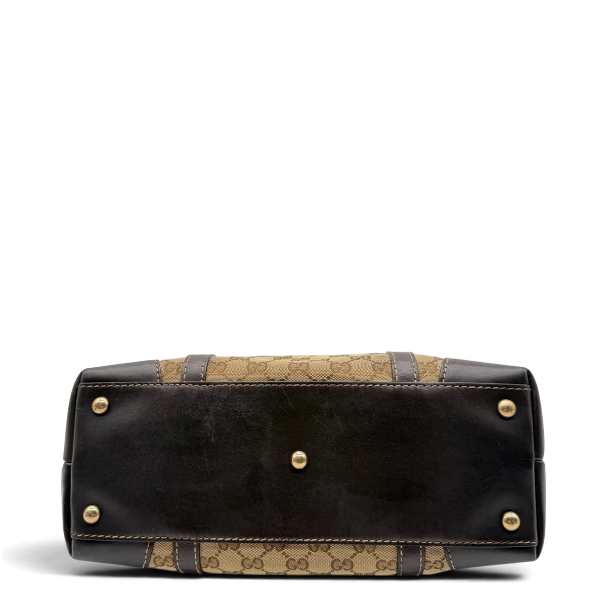 Gucci Handtasche Lovely Heart monogram beige – Unterseite