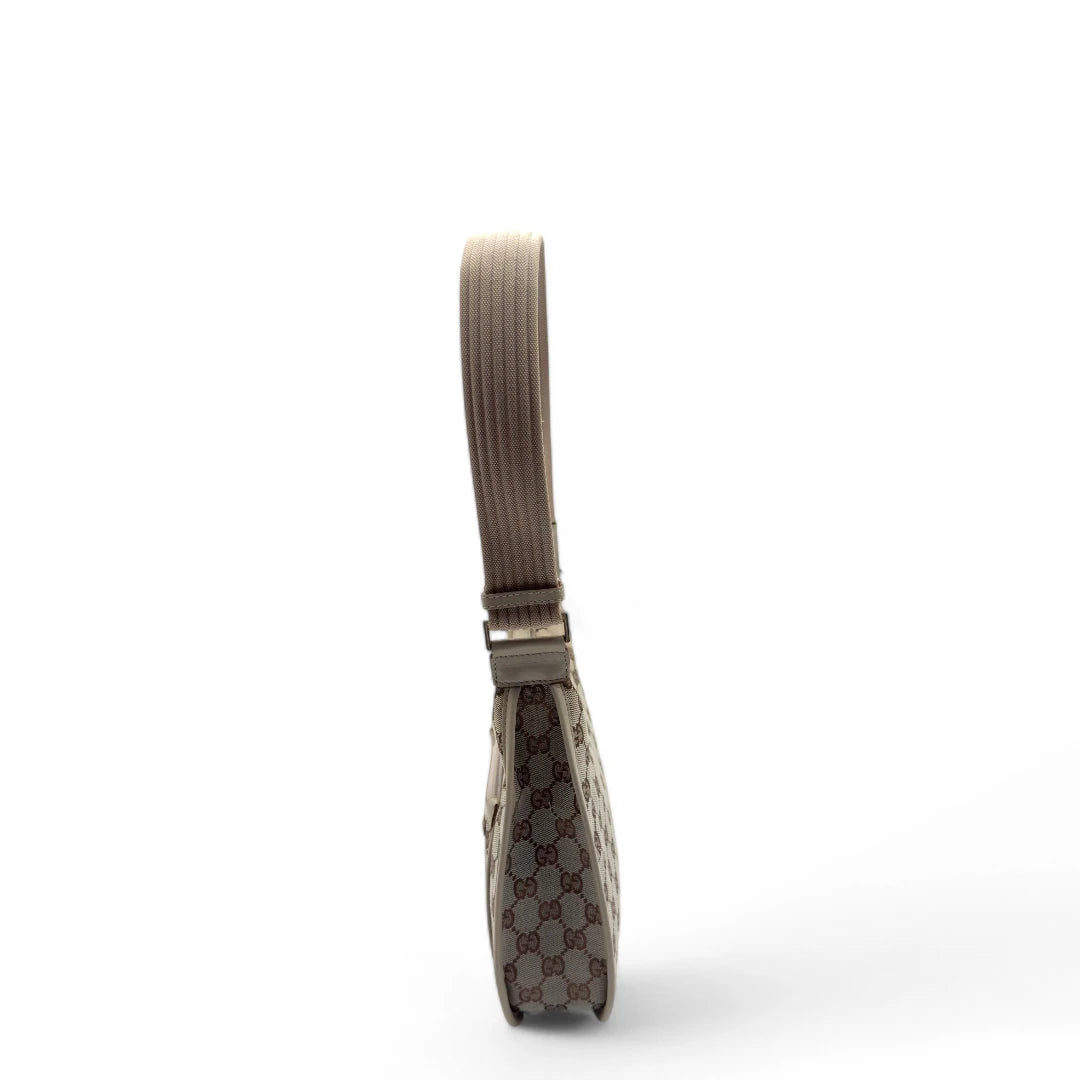 Gucci Handtasche / Schultertasche beige
