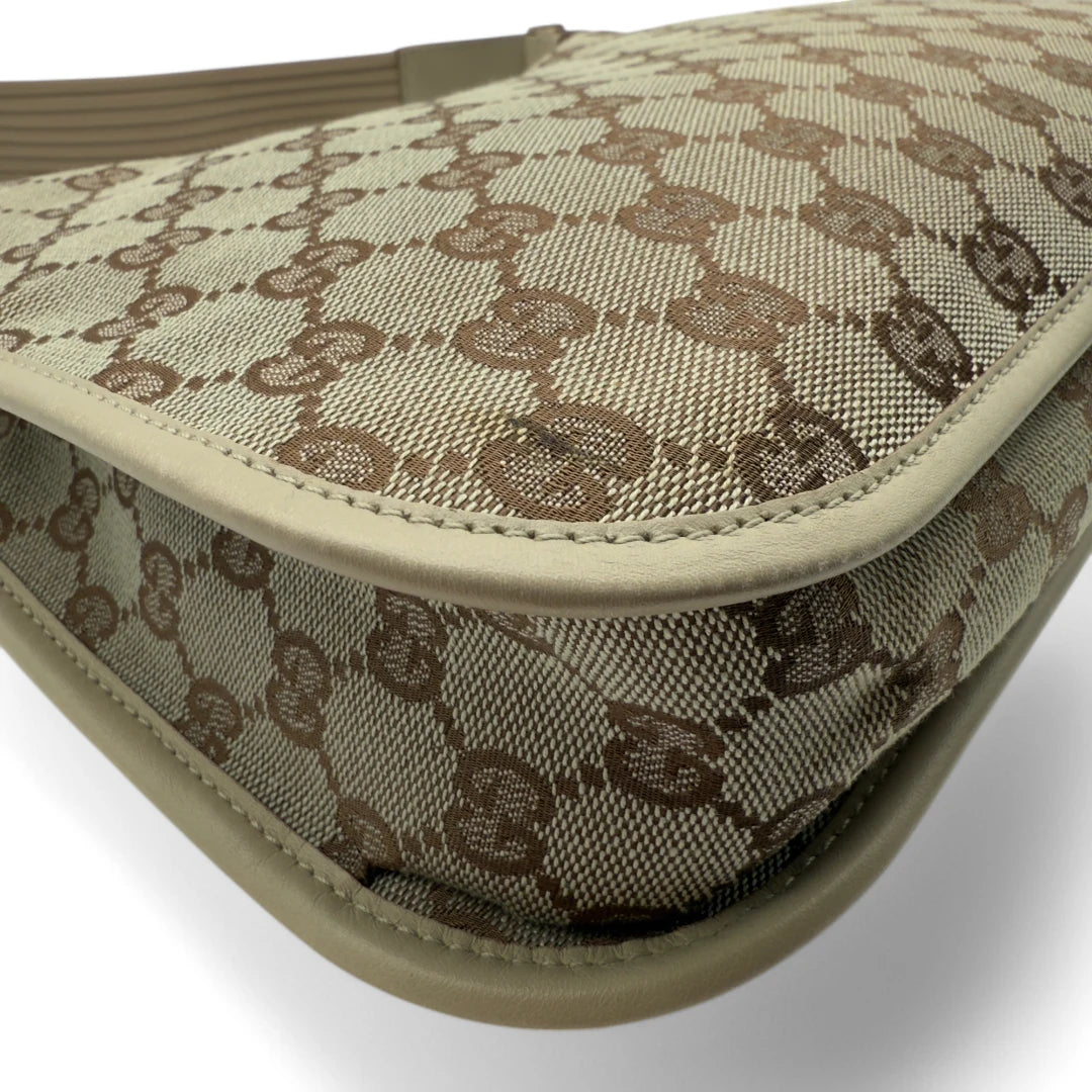 Gucci Handtasche / Schultertasche beige