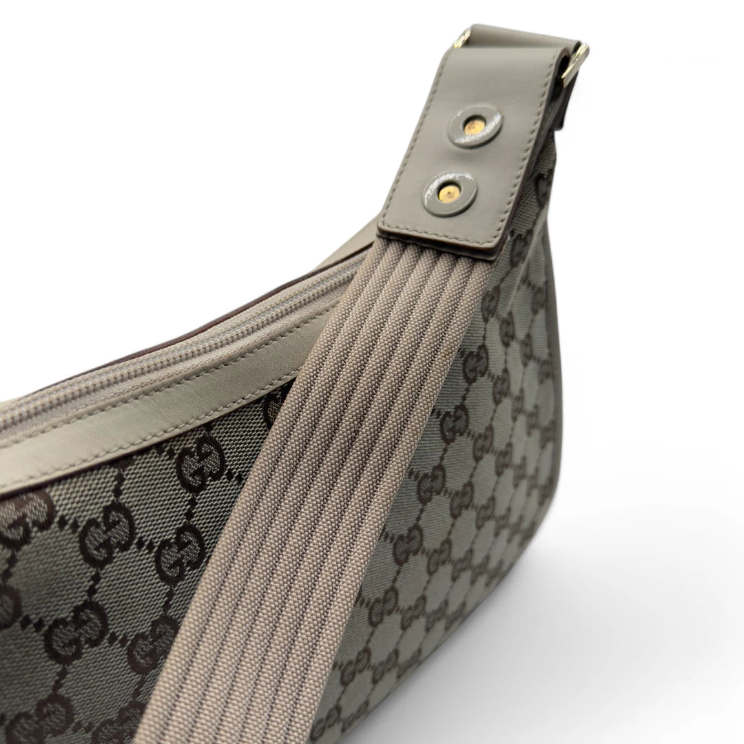 Gucci Handtasche / Schultertasche beige