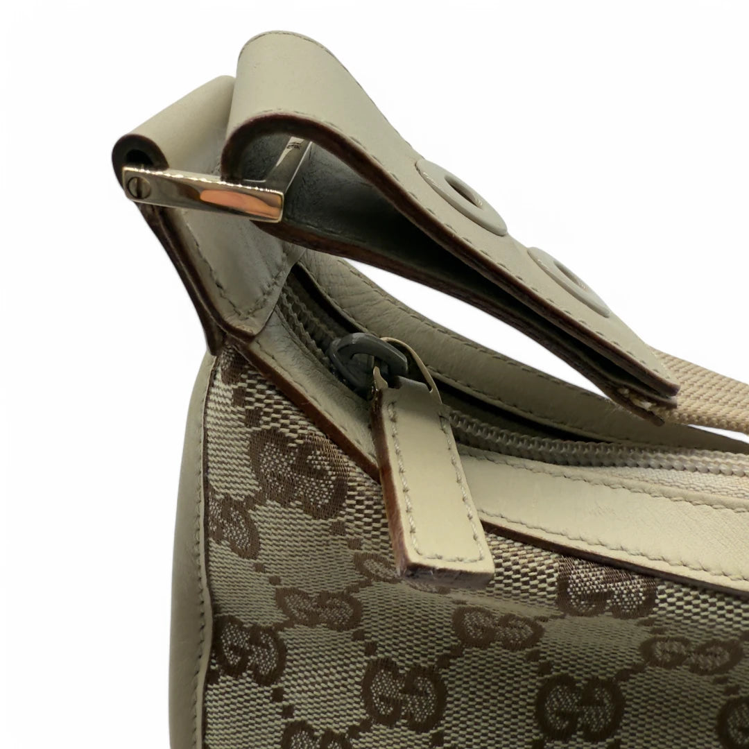 Gucci Handtasche / Schultertasche beige